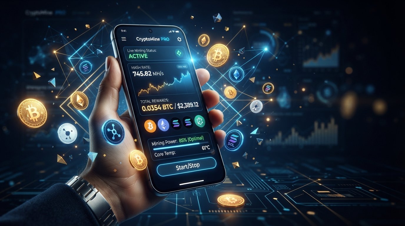 Best Mobile Apps to Mine Free Crypto Feature Banner